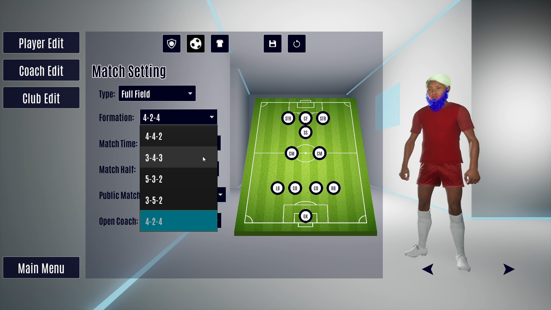 Soccer Footballers #10