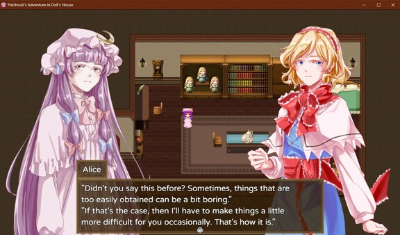Patchouli's Adventure In Doll's House game for Linux 1