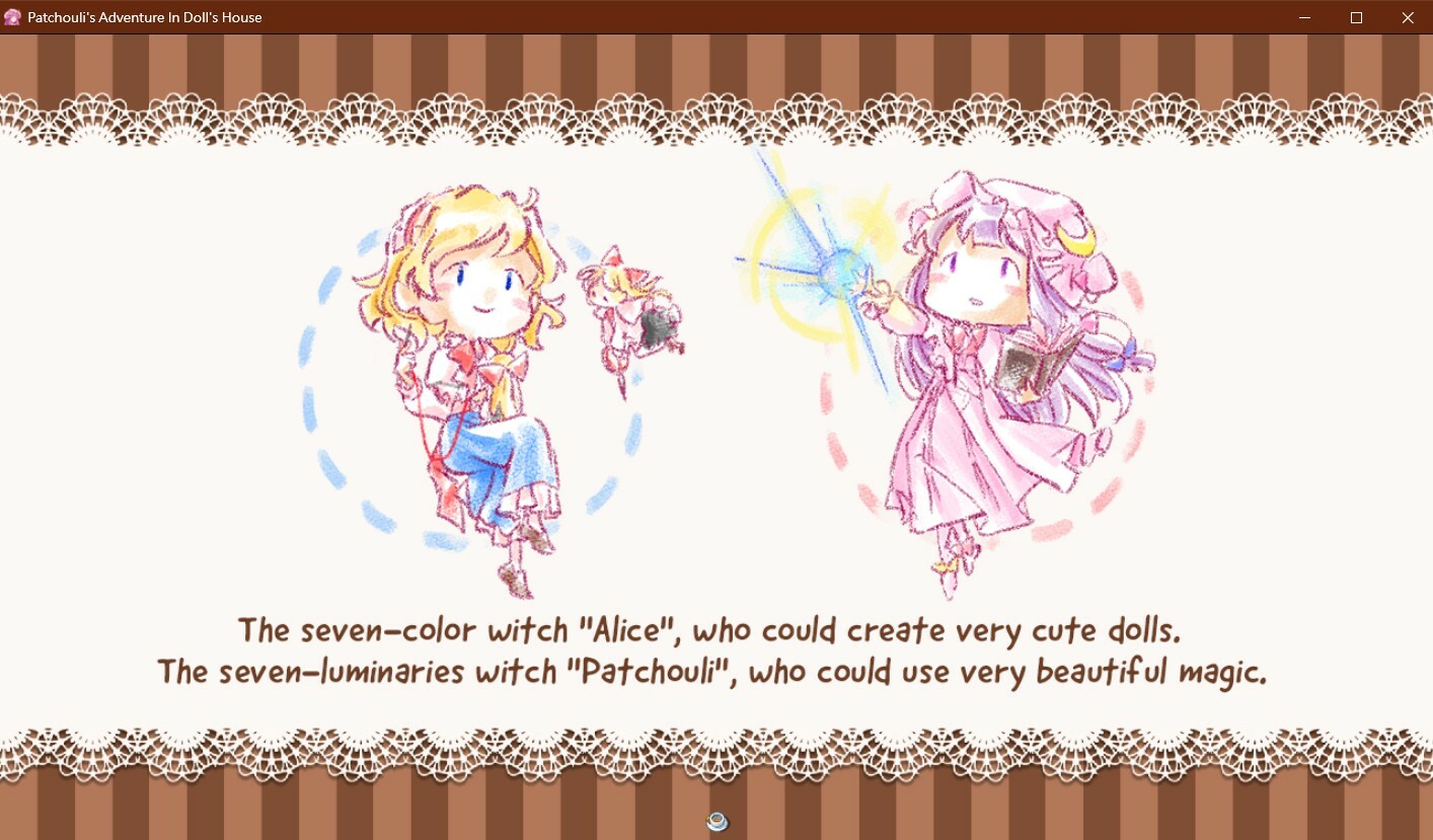 Patchouli's Adventure In Doll's House screenshot 1