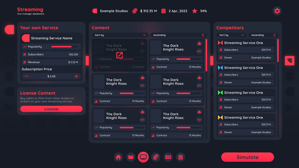 Скриншот из Film Studio Manager