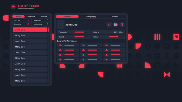 Скриншот из Film Studio Manager