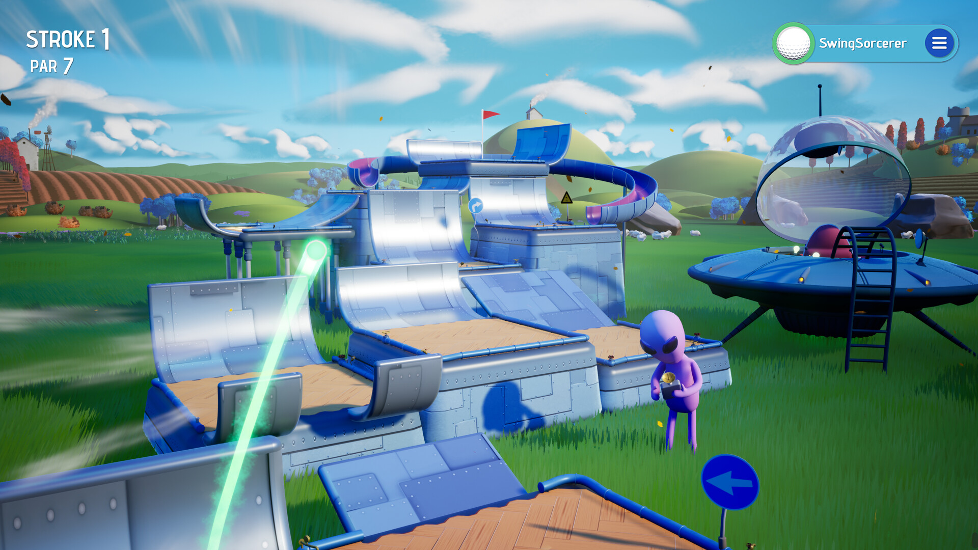 Minigolf Galaxy screenshot screenshot 1