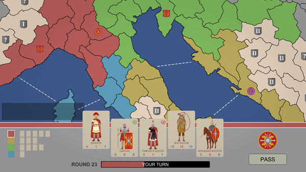 Скриншот из Wars of Cards:  ROMA