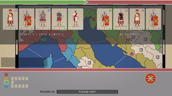 Скриншот из Wars of Cards:  ROMA
