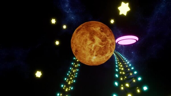 Скриншот из Space Coaster VR