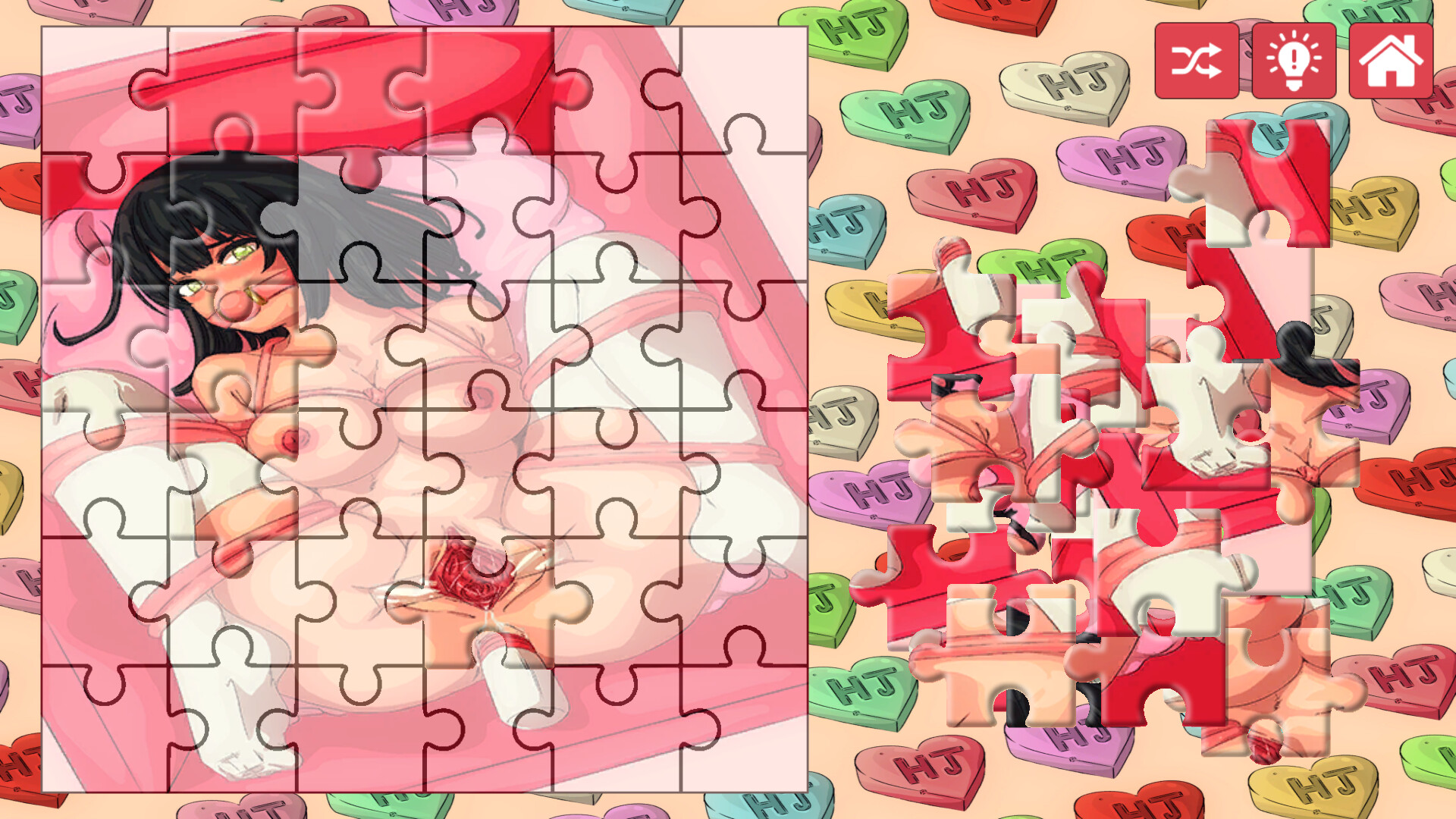 Hentai Jigsaw Puzzle Collection: Valentine’s Edition screenshot thumbnail screenshot 2
