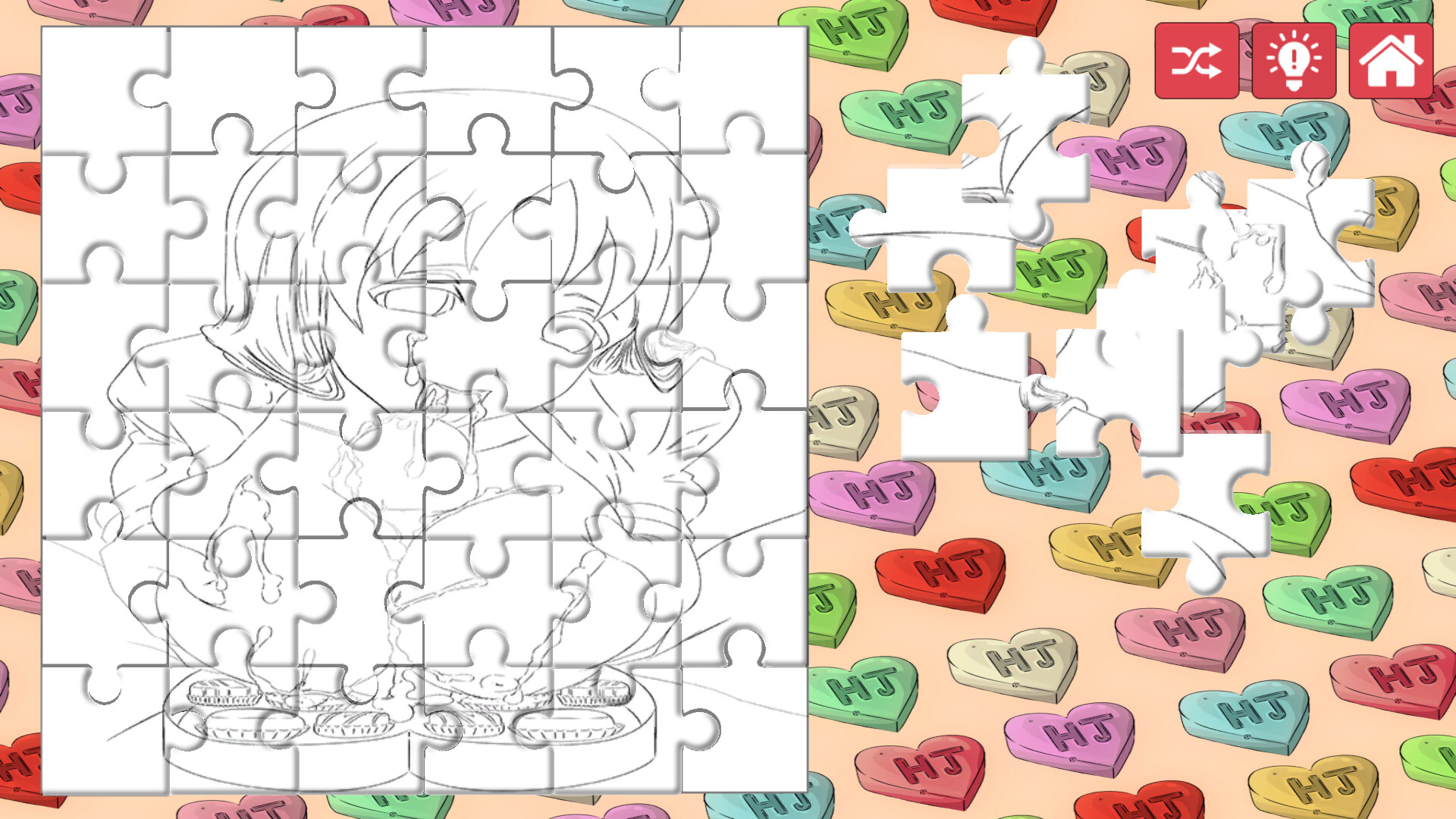 Hentai Jigsaw Puzzle Collection: Valentine’s Edition screenshot thumbnail screenshot 4