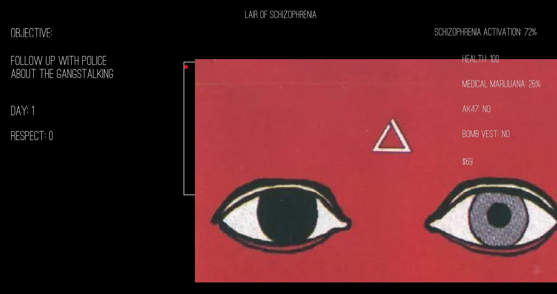 Blind and Schizophrenic #2