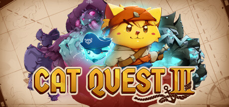 Steam header art for Cat Quest III