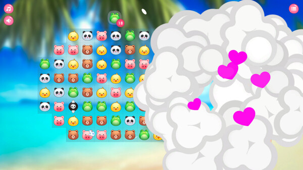 Neko Hentai Girl: Beach Match-3 game for windows Pc 1