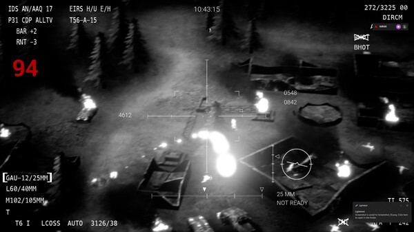 Скриншот из GHOST: AC-130 CLOSE AIR SUPPORT