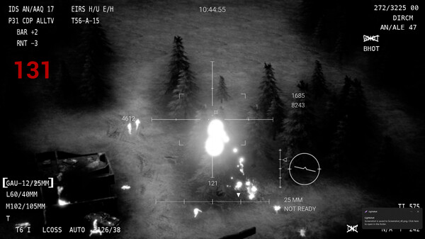 Скриншот из GHOST: AC-130 CLOSE AIR SUPPORT
