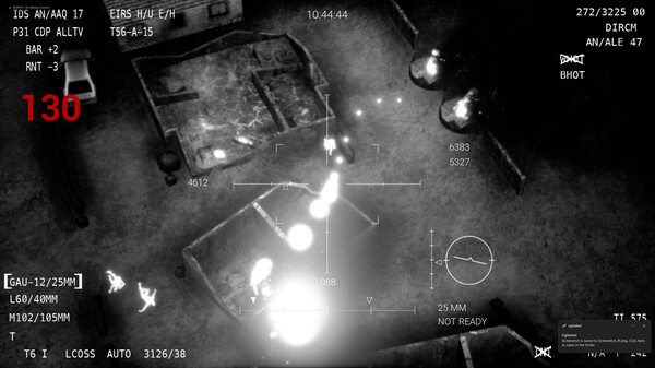 Скриншот из GHOST: AC-130 CLOSE AIR SUPPORT