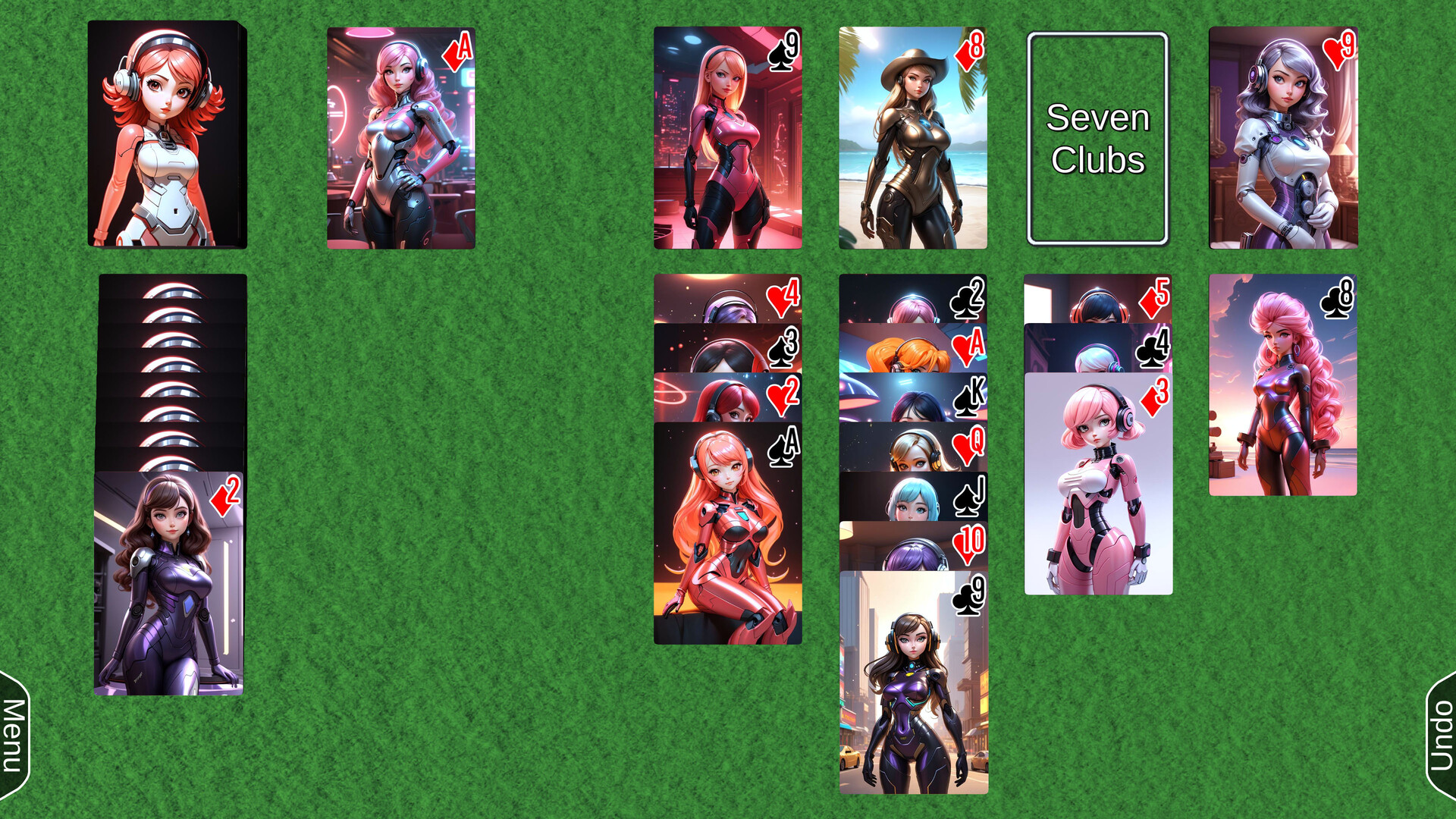 AI Solitaire - Anime Cuties screenshot thumbnail screenshot 6