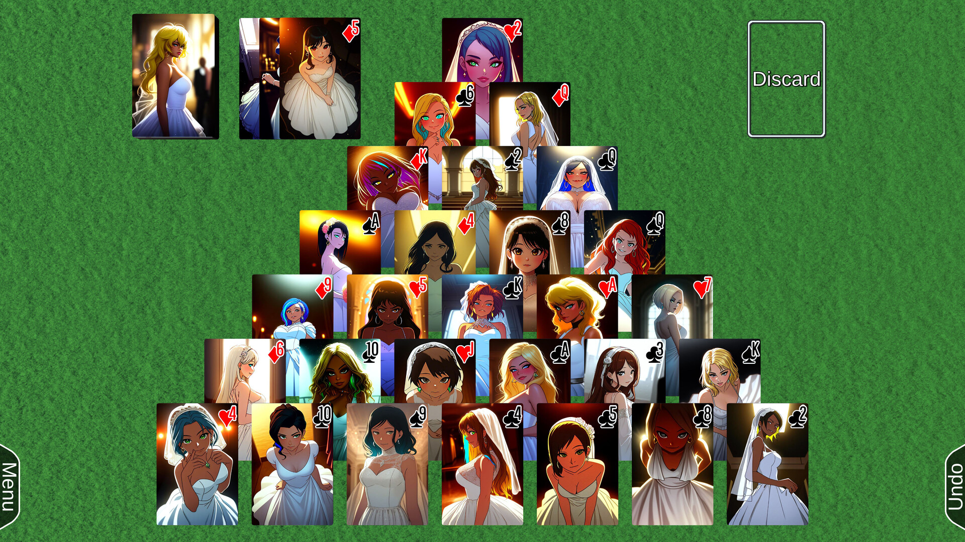 AI Solitaire - Anime Cuties screenshot thumbnail screenshot 3