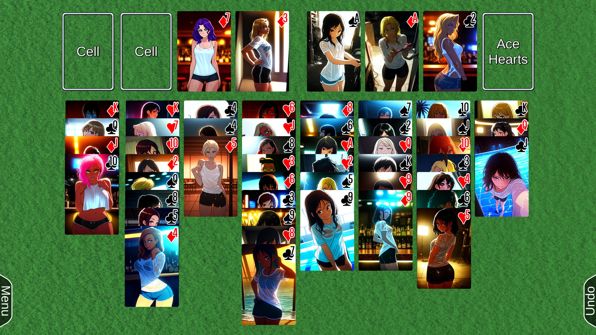 AI Solitaire - Anime Cuties screenshot screenshot 12