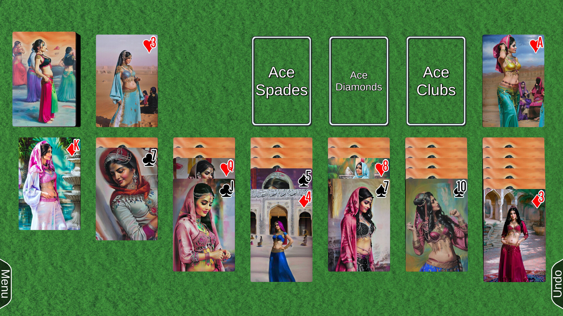 AI Solitaire - Painted Ladies screenshot thumbnail screenshot 2