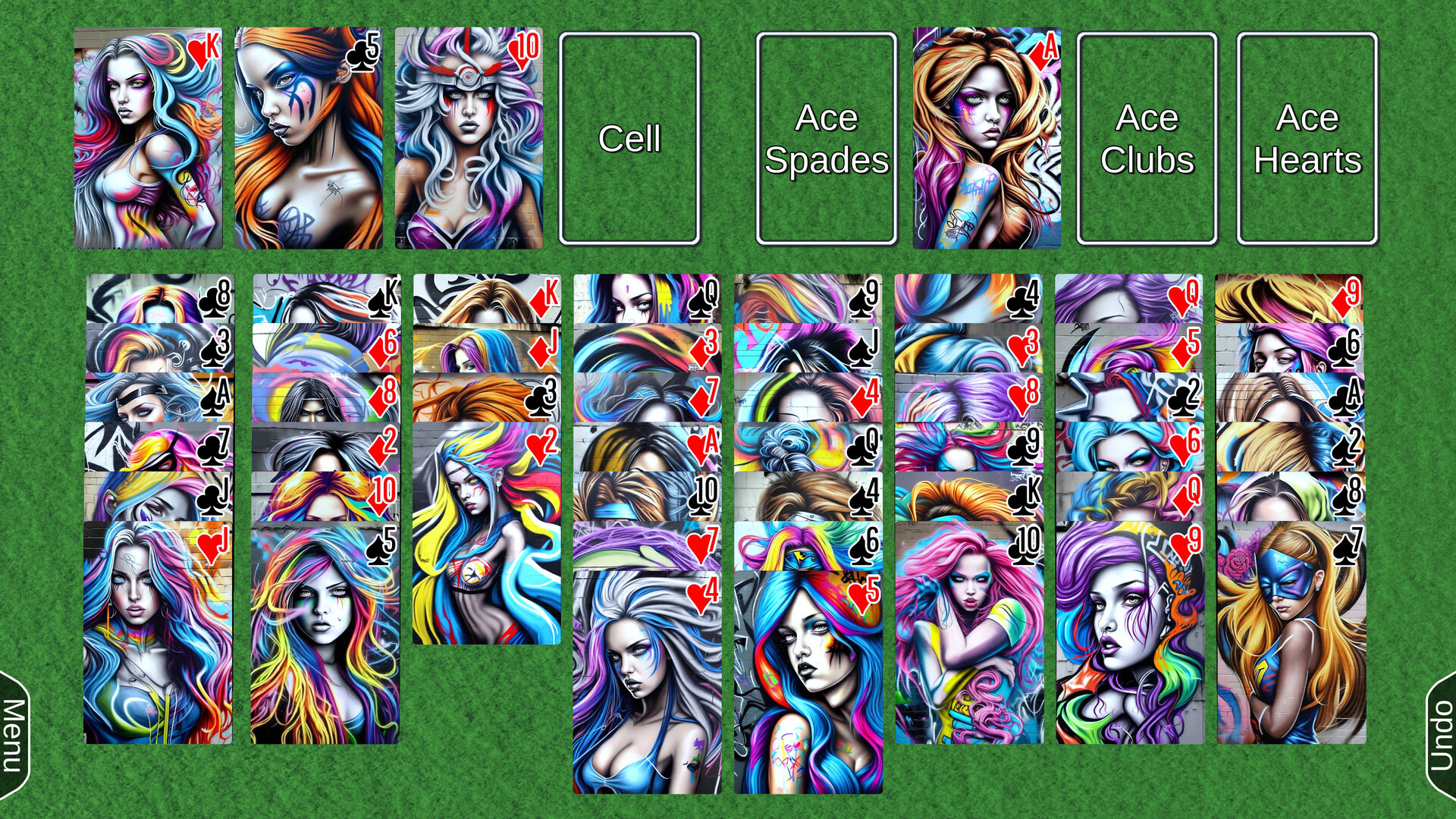 AI Solitaire - Painted Ladies screenshot thumbnail screenshot 5