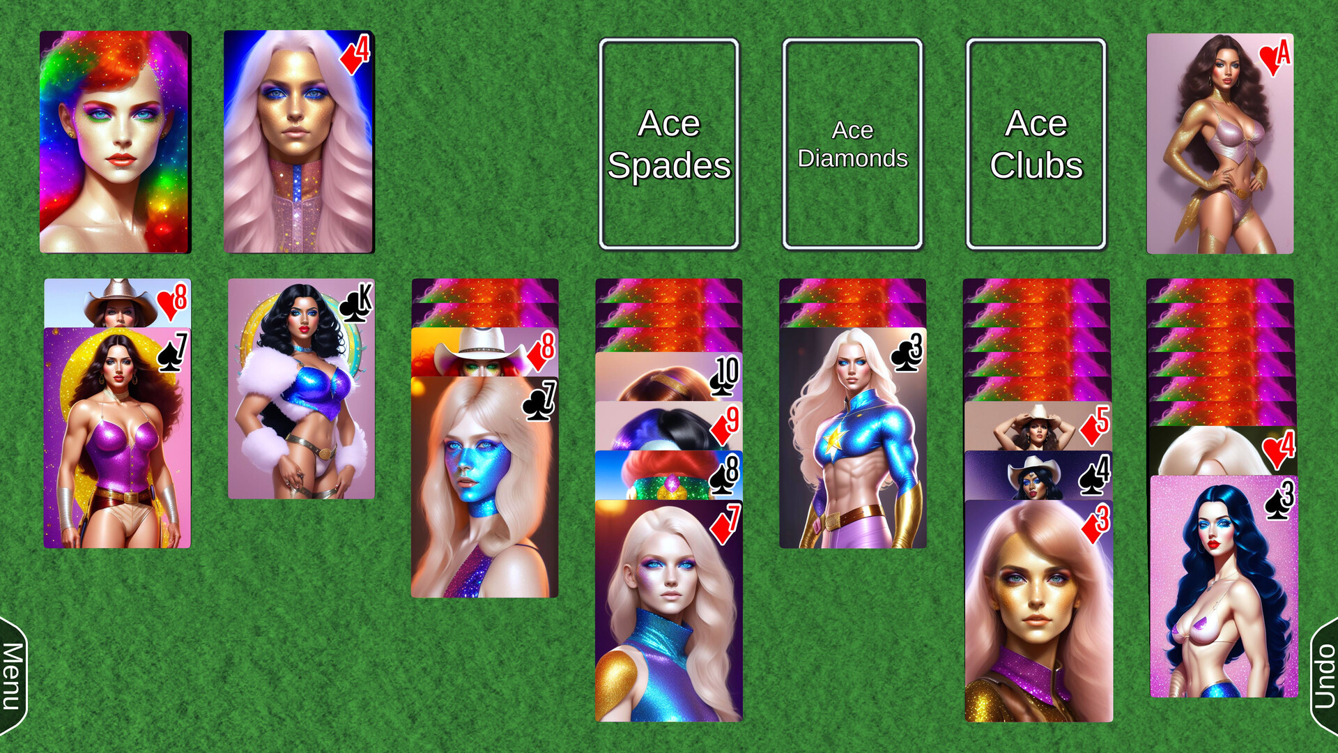 AI Solitaire - Painted Ladies screenshot screenshot 1