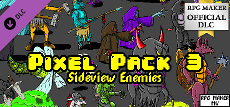 RPG Maker MV - Pixel Pack 3 Sideview Enemies