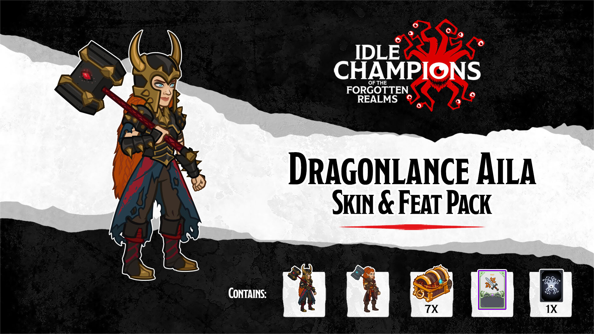 Idle Champions - Dragonlance Aila Skin & Feat Pack Featured Screenshot #1