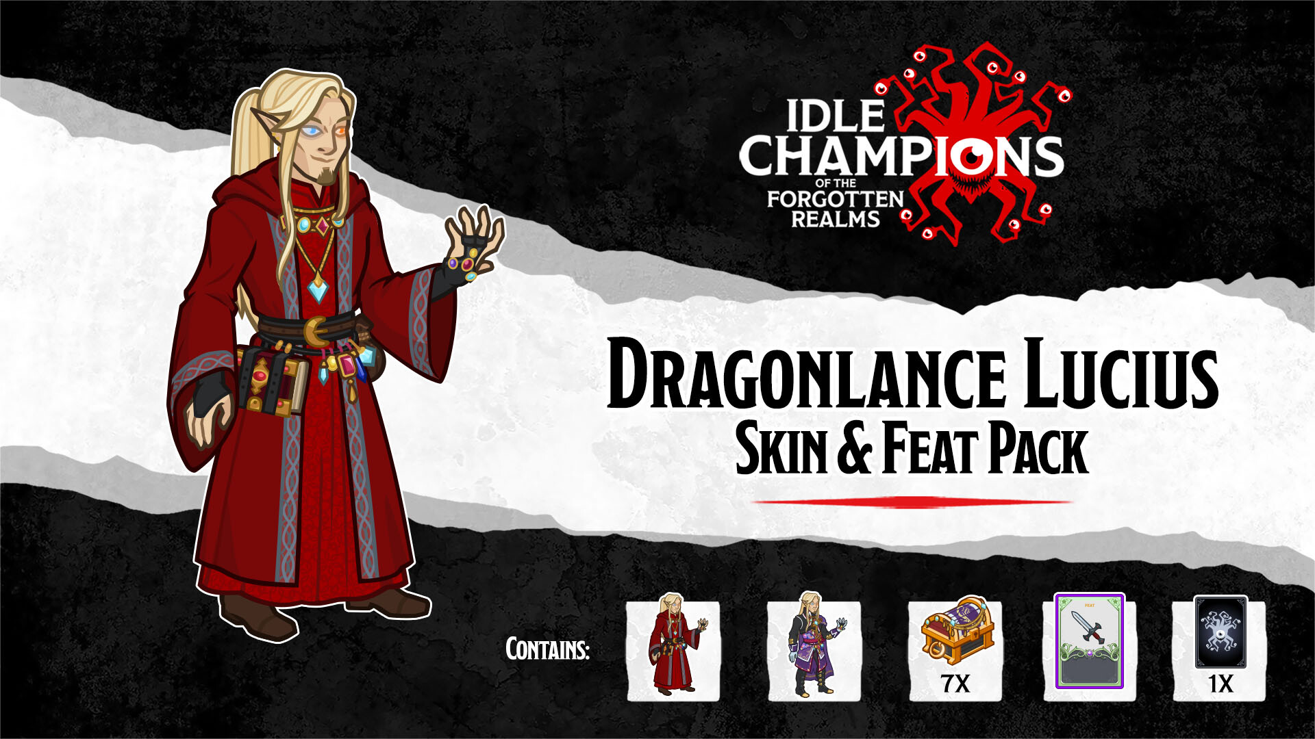 Idle Champions - Dragonlance Lucius Skin & Feat Pack Featured Screenshot #1