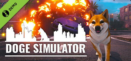 Steam header art for Doge Simulator Demo
