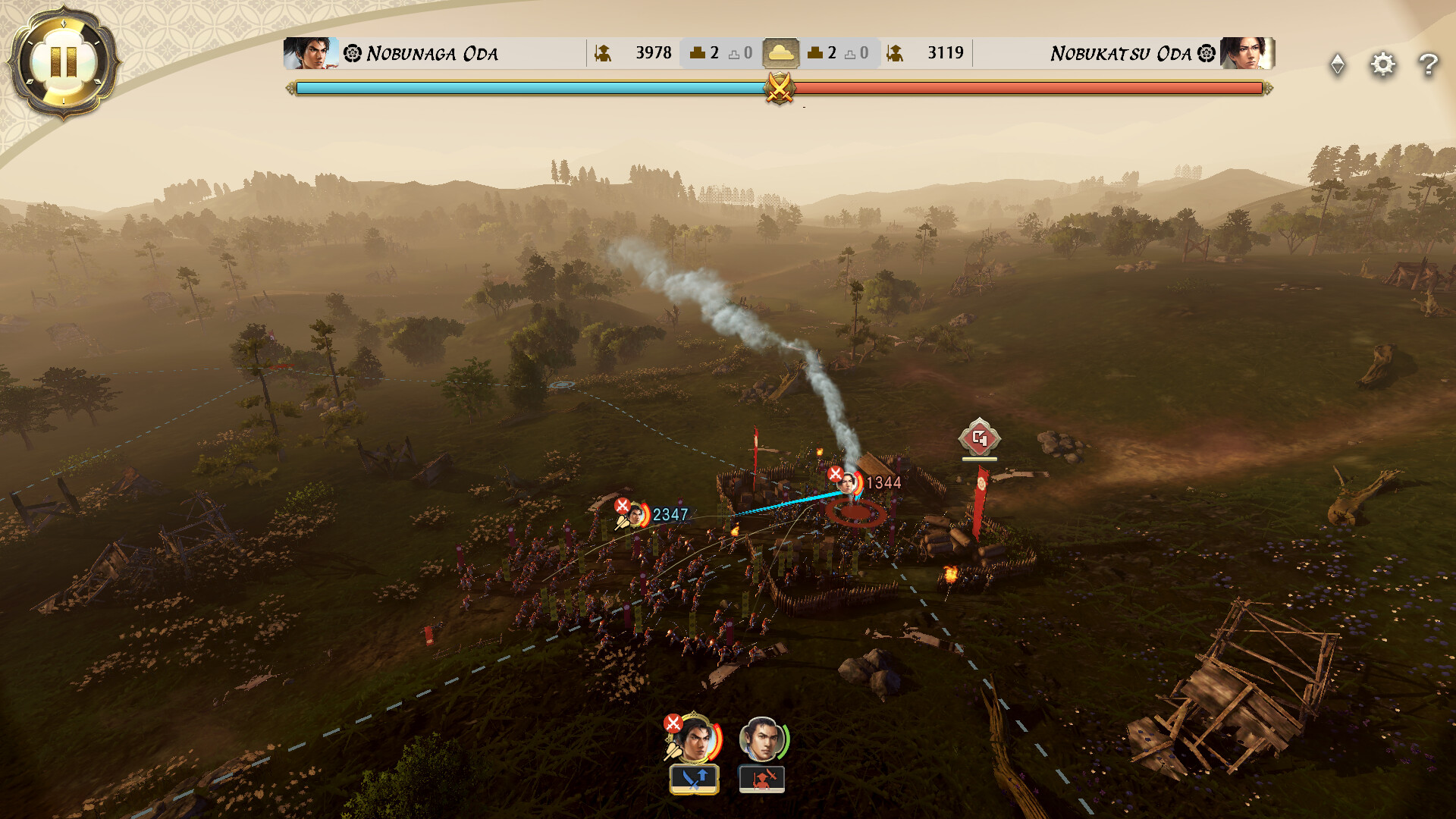 "NOBUNAGA'S AMBITION: Awakening" Scenario "Brotherly Revolt" screenshot screenshot 4