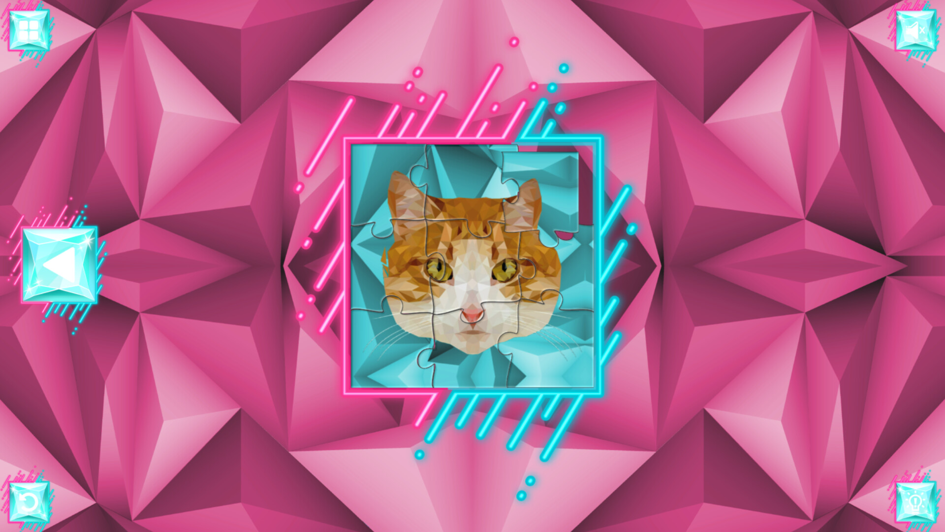 Poly Jigsaw: Cats screenshot 1