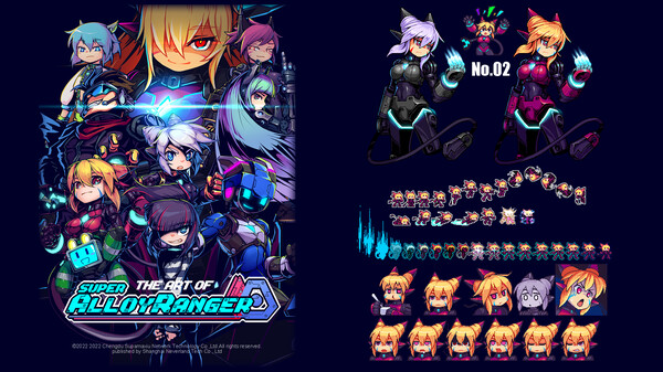 Super Alloy Ranger - Digital Artbook for steam Super Alloy Ranger - Digital Artbook for steam