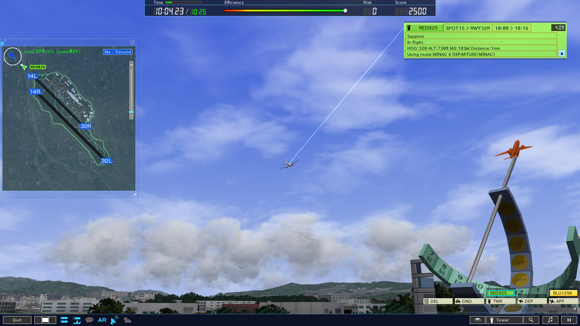 ATC4: Airport OSAKA [RJOO] #12