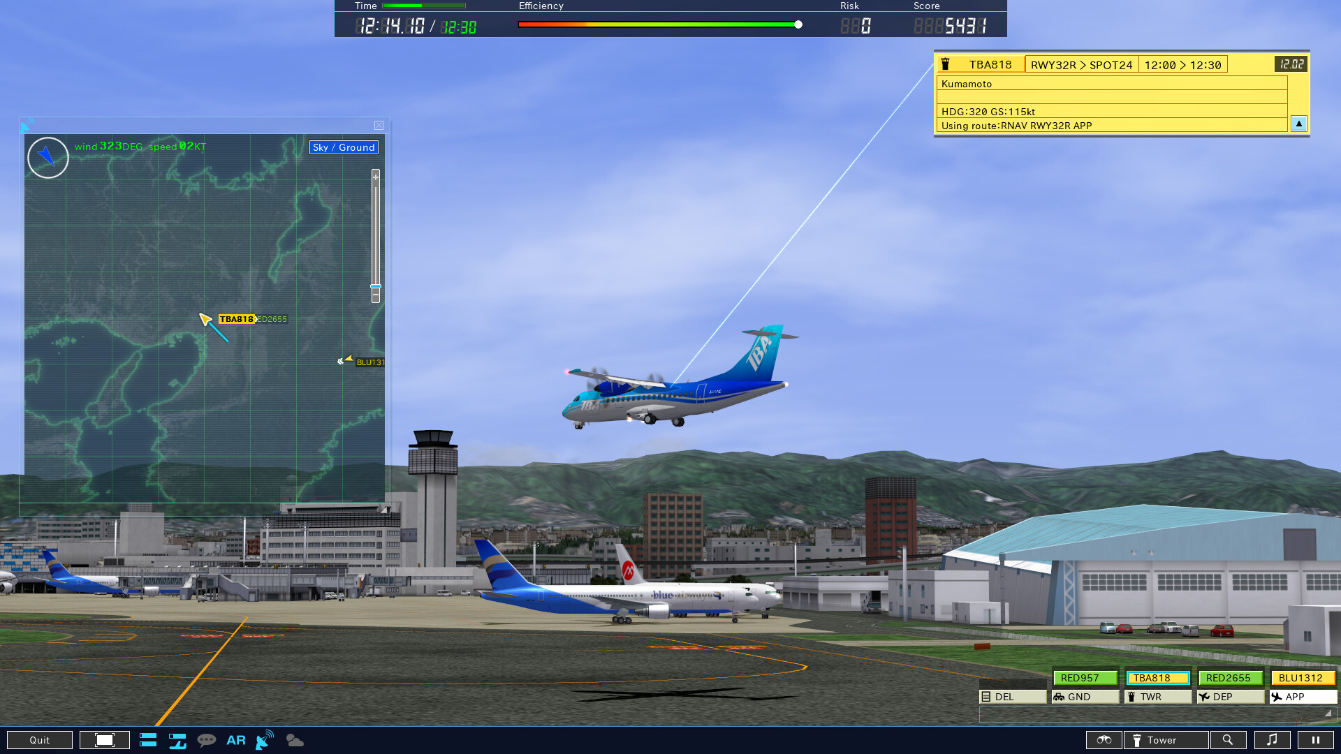 ATC4: Airport OSAKA [RJOO] #5