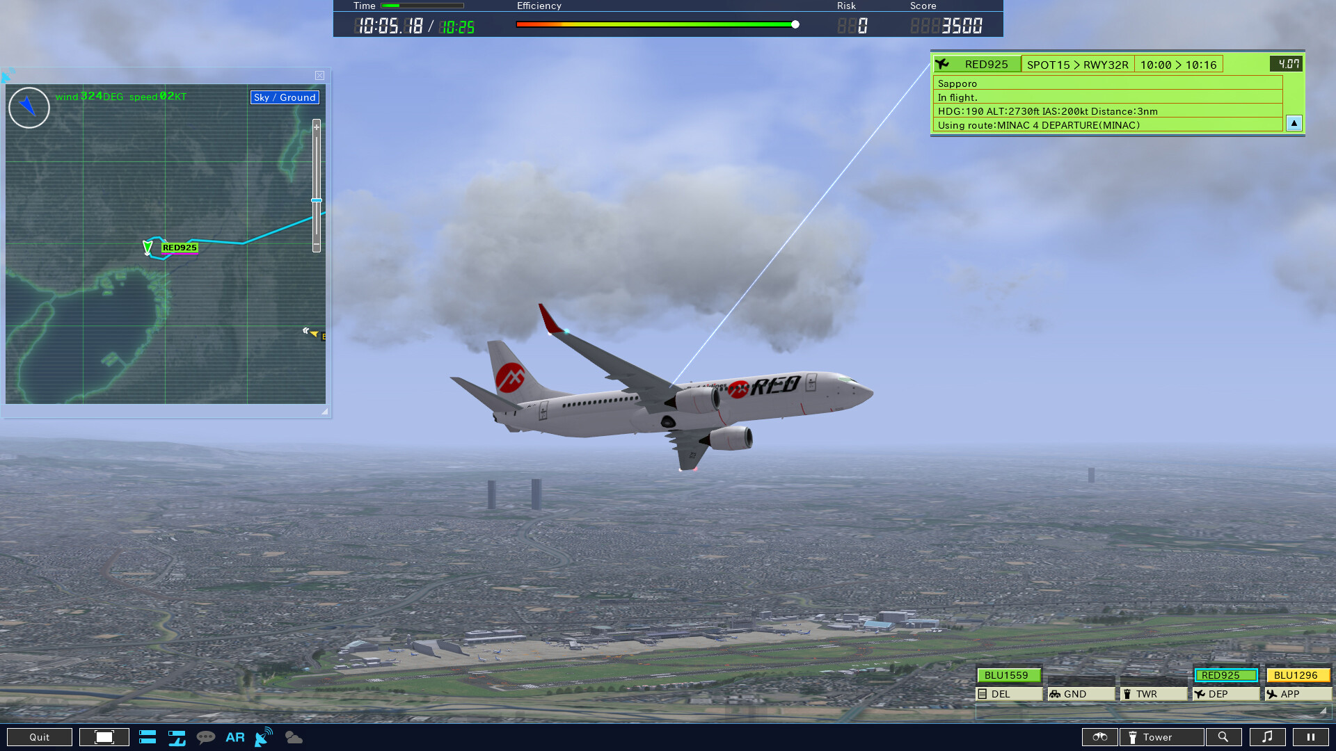 ATC4: Airport OSAKA [RJOO] #6