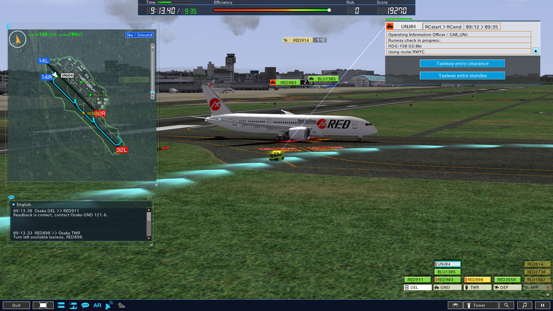 ATC4: Airport OSAKA [RJOO] #4