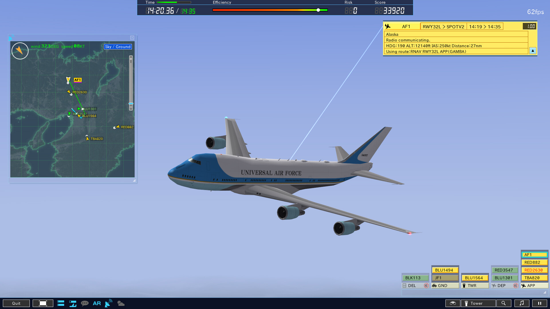 ATC4: Airport OSAKA [RJOO] #10