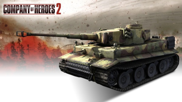 скриншот COH 2 - German Skin: (H) Three Color Disruptive Pattern 0