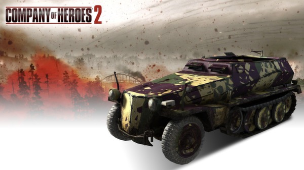 скриншот COH 2 - German Skin: (L) Three Color Ambush Pattern 0