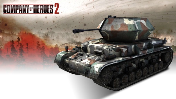 скриншот COH 2 - German Skin: (M) Four Color Disruptive Pattern 0