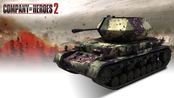 скриншот COH 2 - German Skin: (M) Three Color Ambush Pattern 0