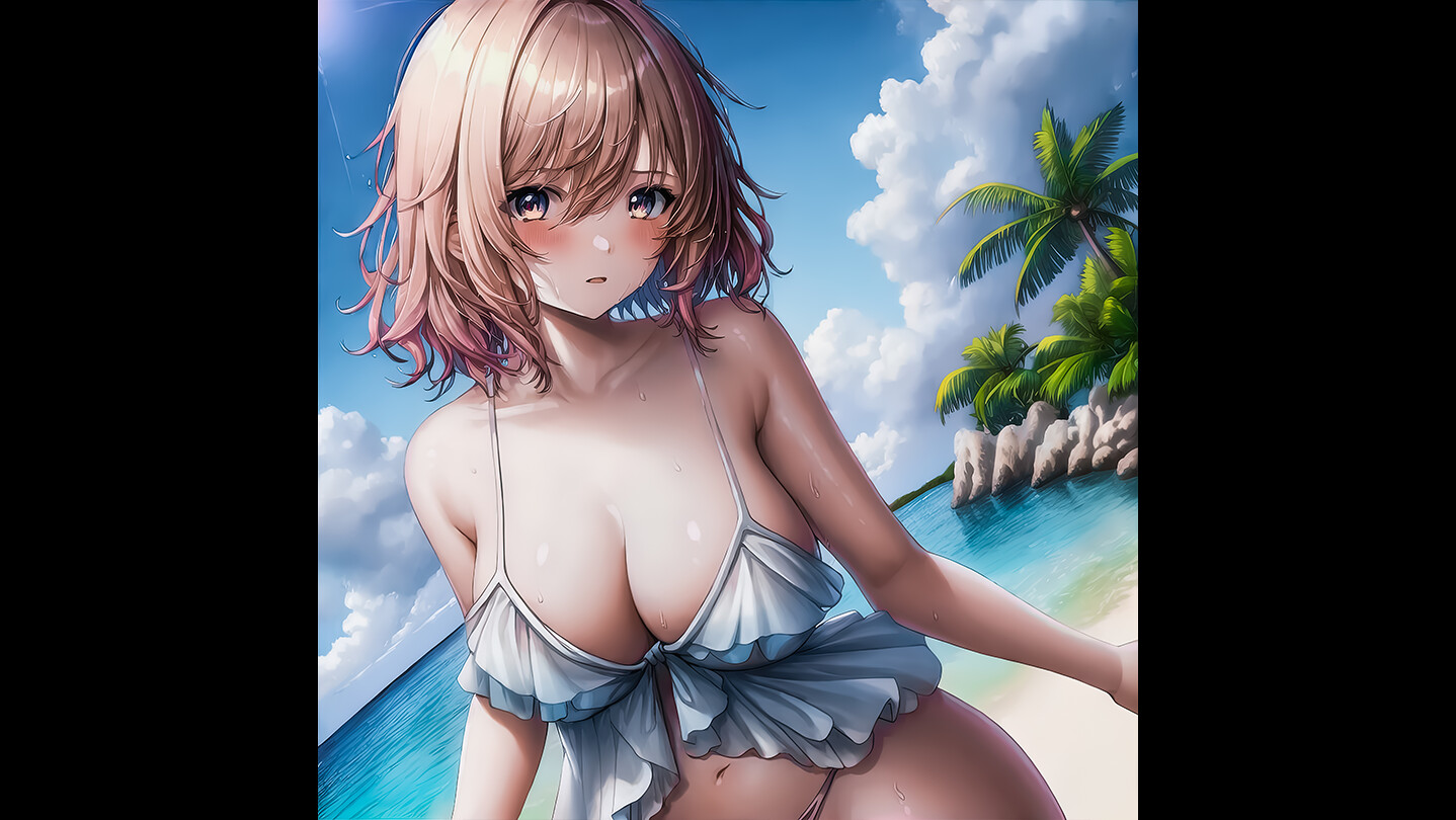 Senpai Puzzle: Waifu Summer - Hame Oppai Waifus Part 2 #3