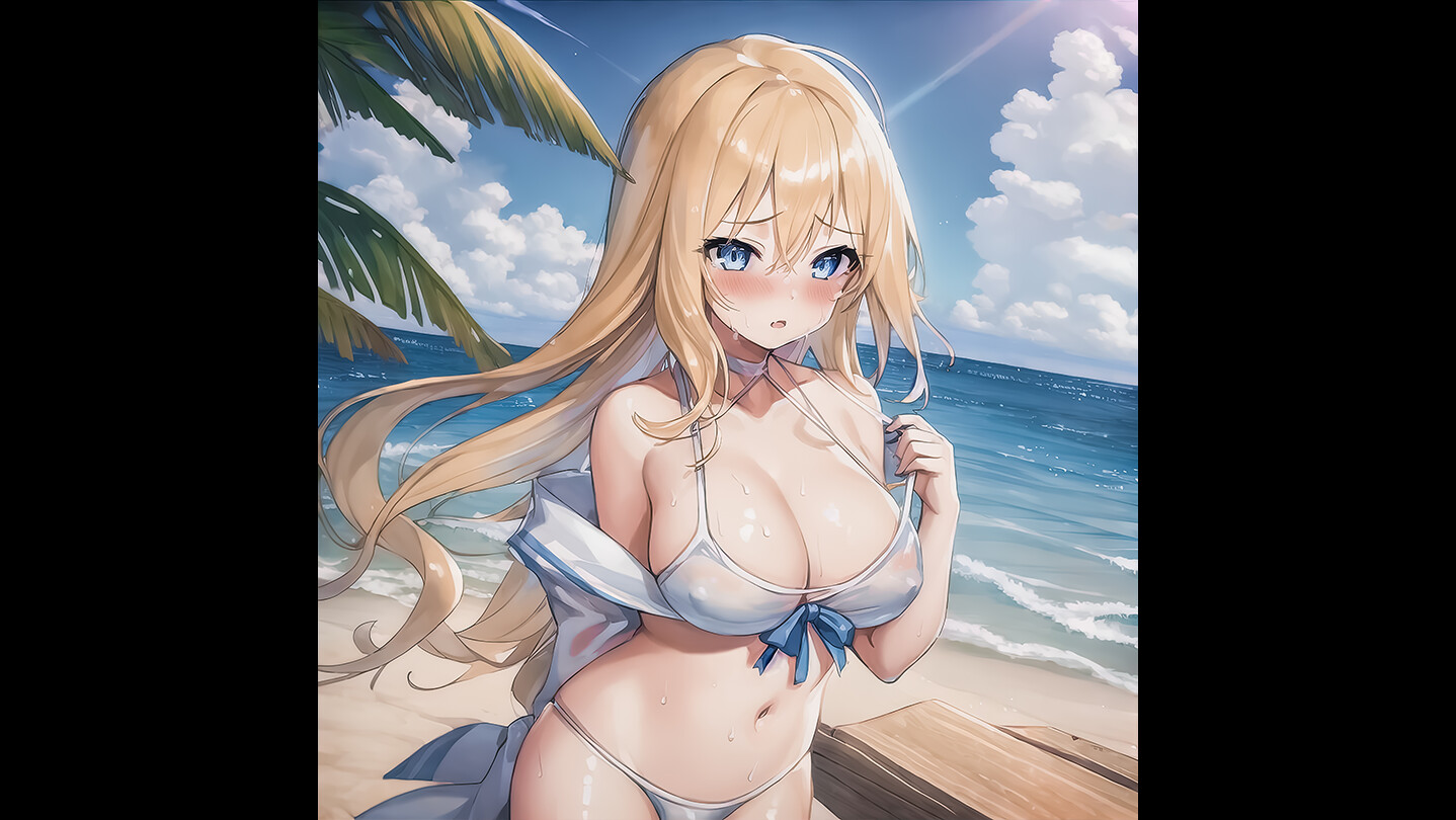 Senpai Puzzle: Waifu Summer - Kinpatsu Waifus Part 1 #2