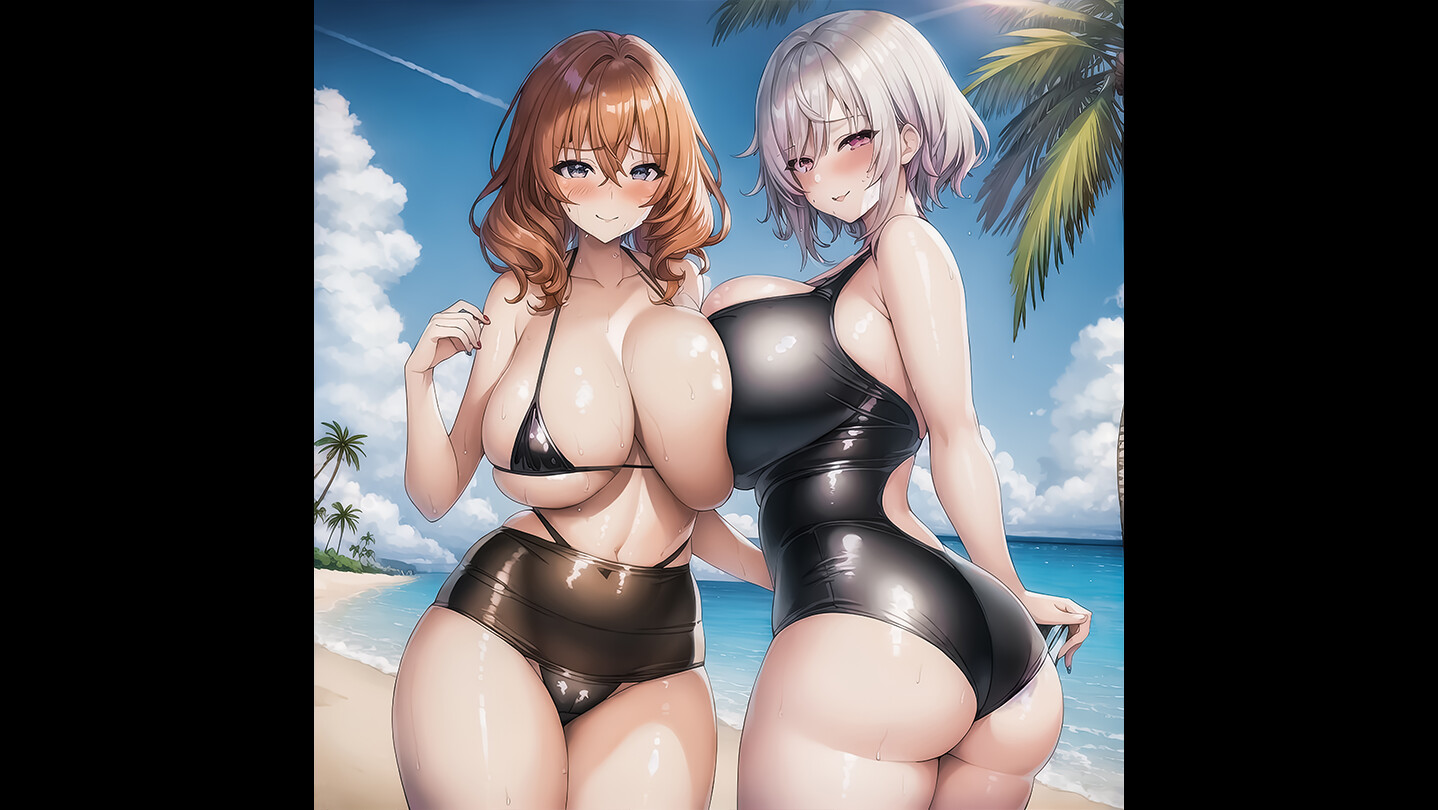 Senpai Puzzle: Waifu Summer - Yuri Waifus #3