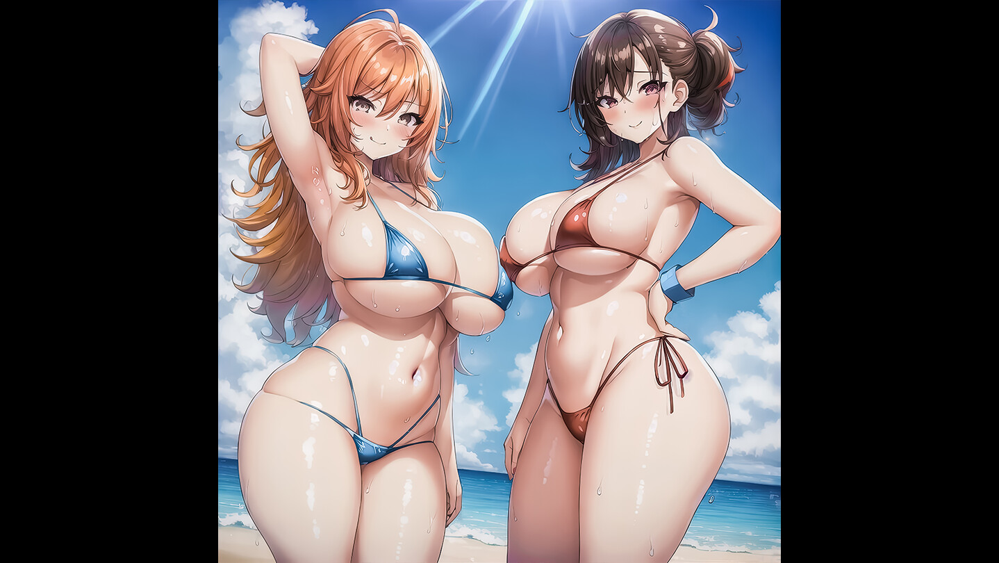 Senpai Puzzle: Waifu Summer - Yuri Waifus #2