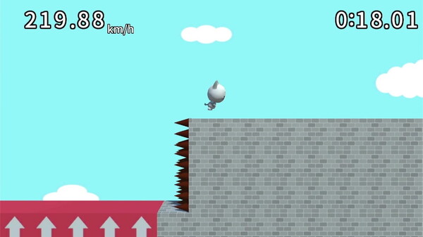 Risk your life to get your dinner back -Nyanzou action game-for windows and Linux 1