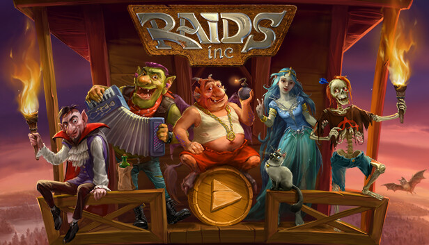 Imagen de la cápsula de "RAIDS Inc." que utilizó RoboStreamer para las transmisiones en Steam