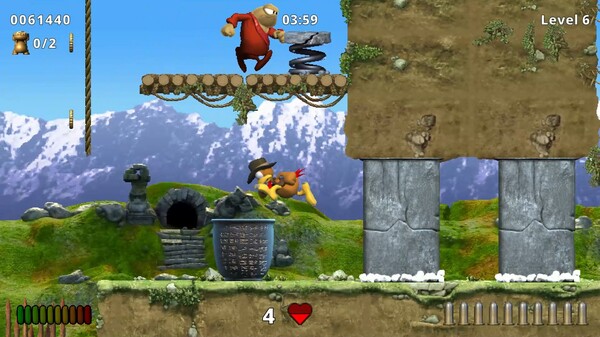 Скриншот из Moorhuhn - Crazy Chicken 'Traps and Treasures 2'