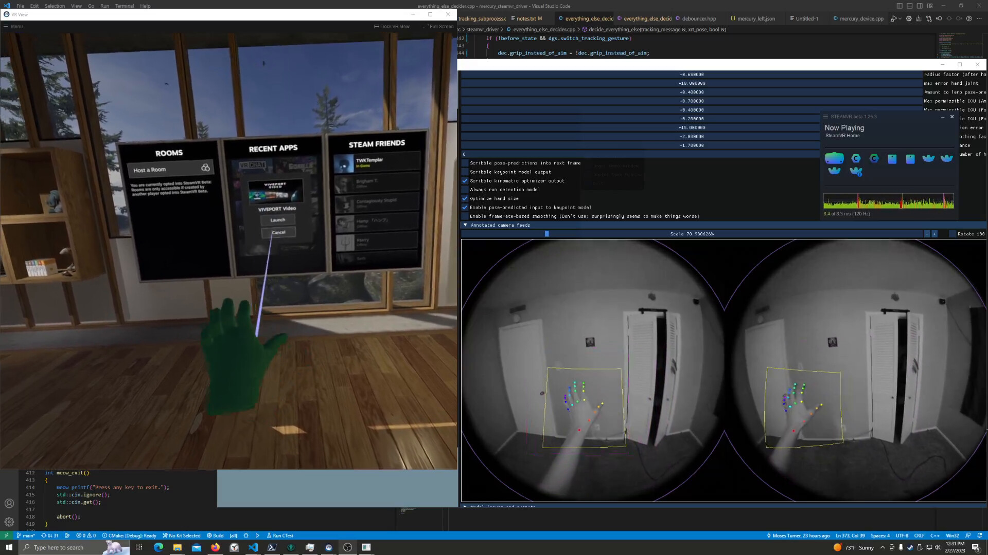 Monado Hand Tracking on Steam
