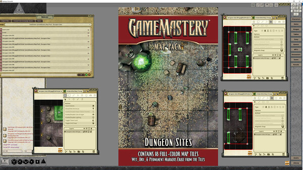 Fantasy Grounds - Pathfinder RPG - GameMastery Map Pack: Dungeon Sites for steam Fantasy Grounds - Pathfinder RPG - GameMastery Map Pack: Dungeon Sites for steam