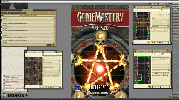 Fantasy Grounds - Pathfinder RPG - GameMastery Map Pack: Hellscapes for steam Fantasy Grounds - Pathfinder RPG - GameMastery Map Pack: Hellscapes for steam