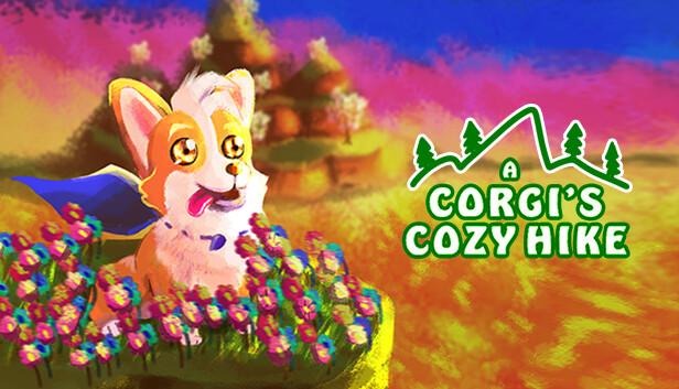 Capsule image of "A Corgi's Cozy Hike" which used RoboStreamer for Steam Broadcasting